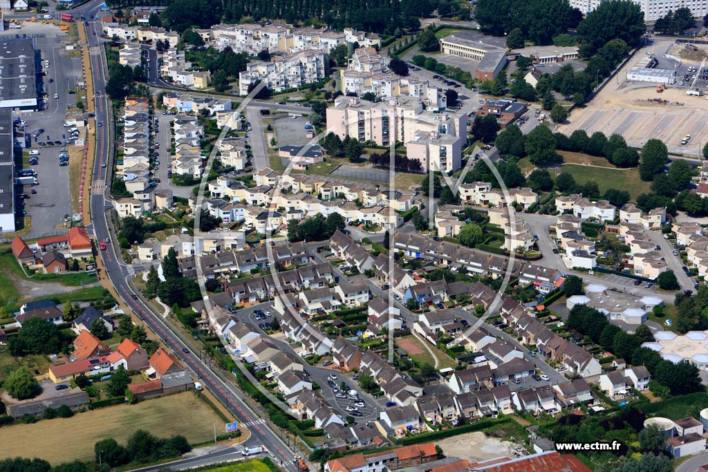 Photo arienne de Longuenesse (Quartier de l'Avenue Lon Blum)