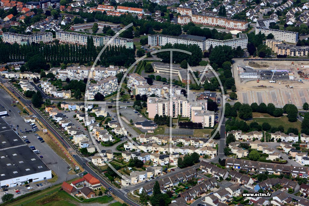Photo arienne de Longuenesse (Quartier de l'Avenue Lon Blum)