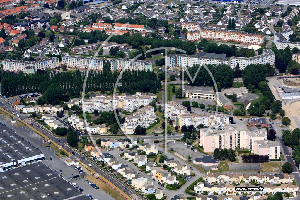 Photo arienne de Longuenesse (Quartier de l'Avenue Lon Blum)