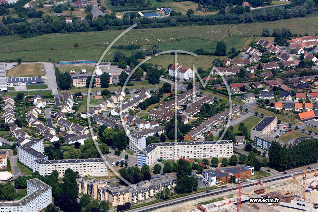 Photo arienne de Longuenesse (Quartier de l'Avenue Lon Blum)