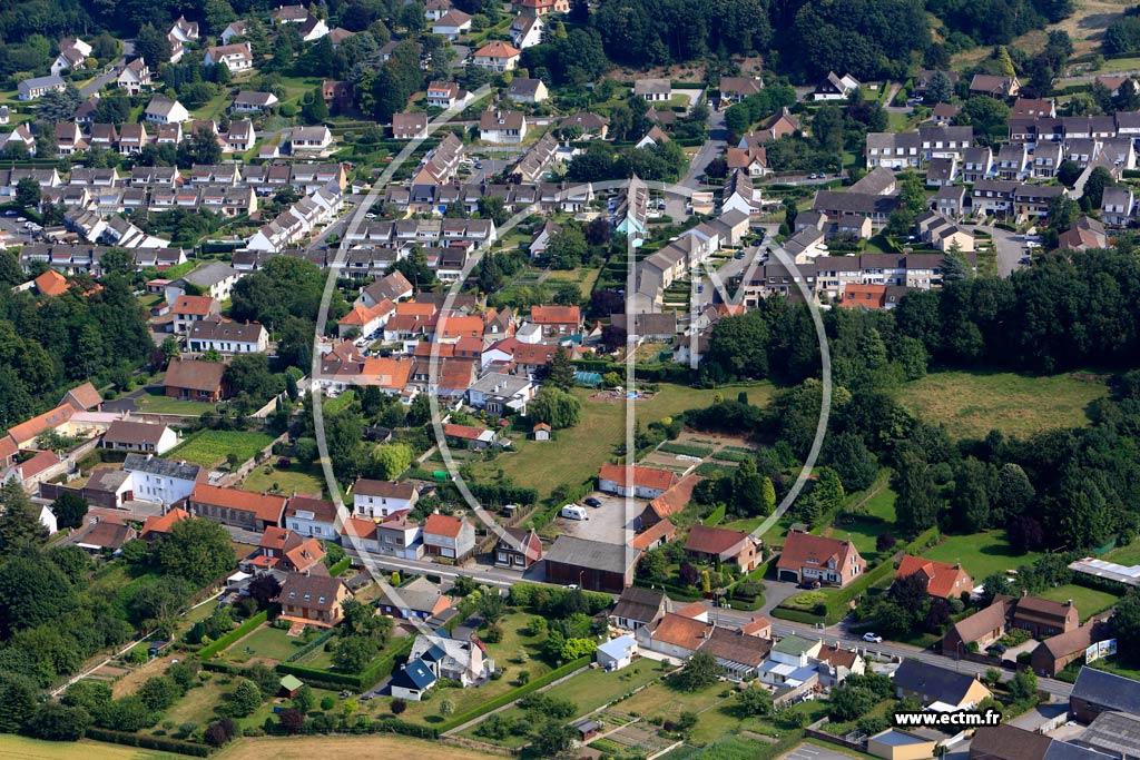 Photo arienne de Longuenesse (Quartier de la Route de Wisques)