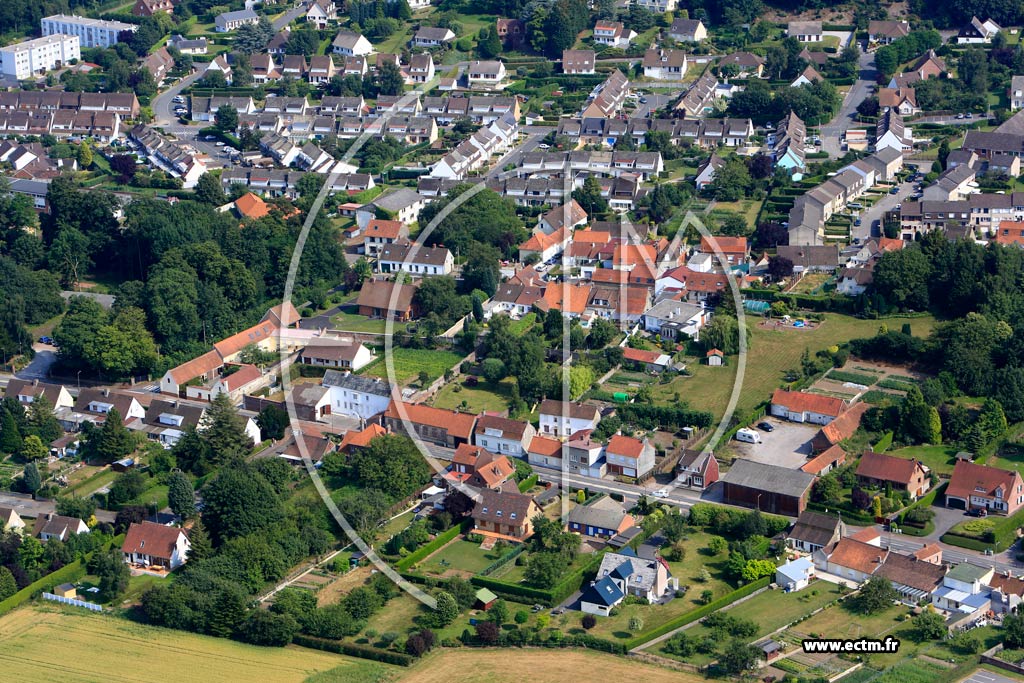 Photo arienne de Longuenesse (Quartier de la Route de Wisques)