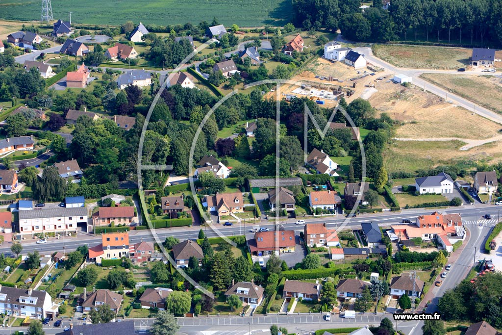Photo arienne de Longuenesse (Quartier de la Route des Bruyres)