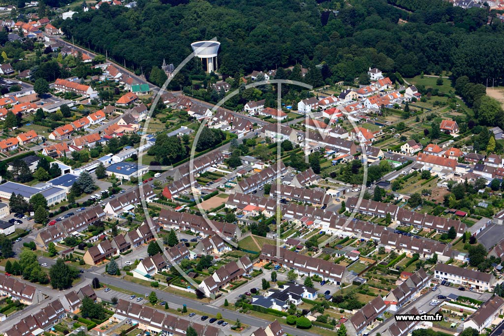 Photo arienne de Longuenesse (Quartier de la Rue Denis Cordonnier)