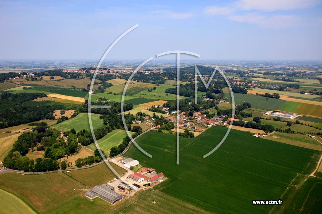 Photo arienne de Oxelare