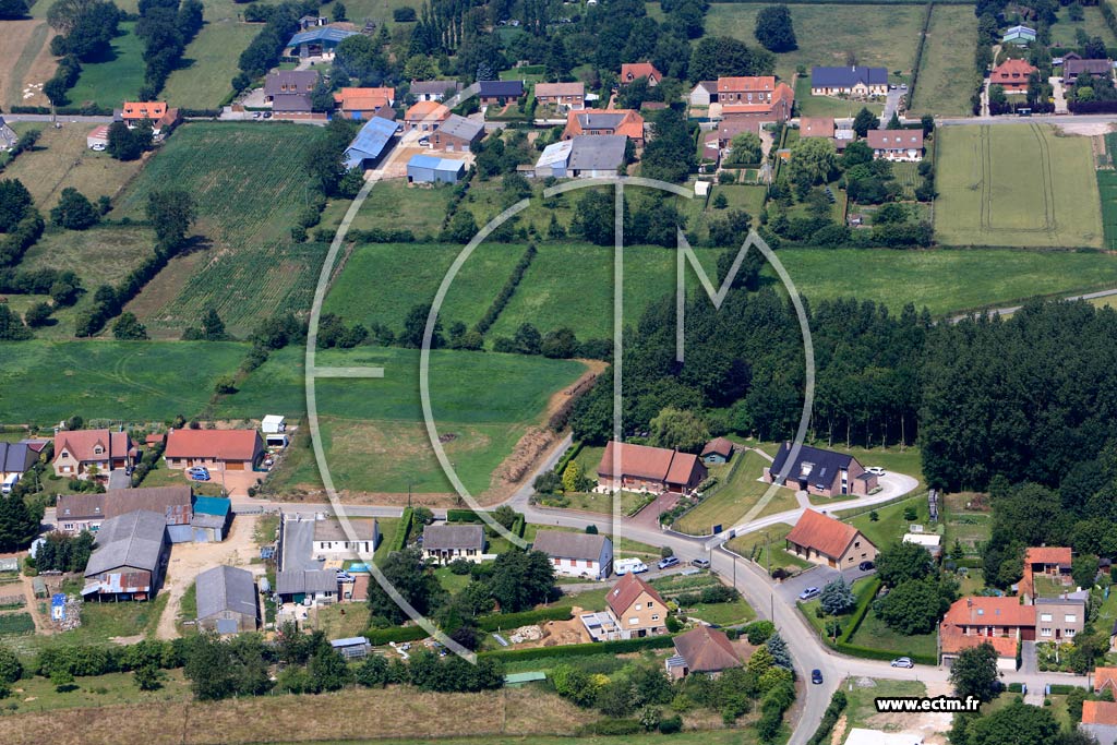 Photo arienne de Pihem (Bientques)