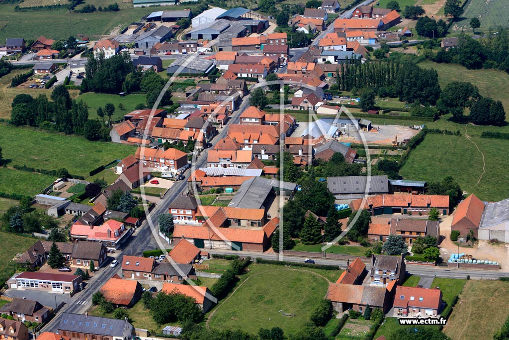 Photo arienne de Pihem (Bientques)