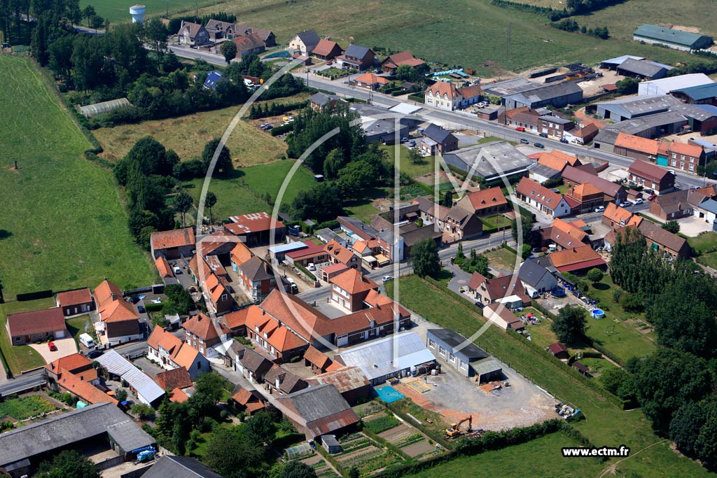 Photo arienne de Pihem (Bientques)