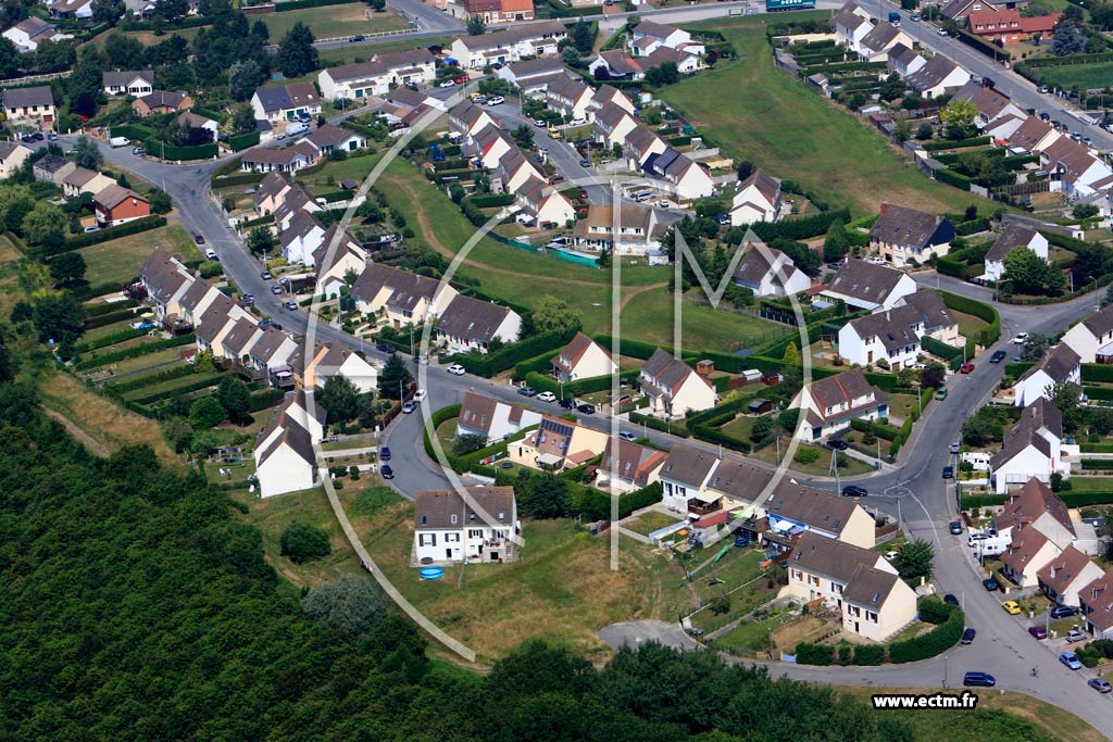 Photo arienne de Racquinghem (Quartier de la Rue de Roquetoire)