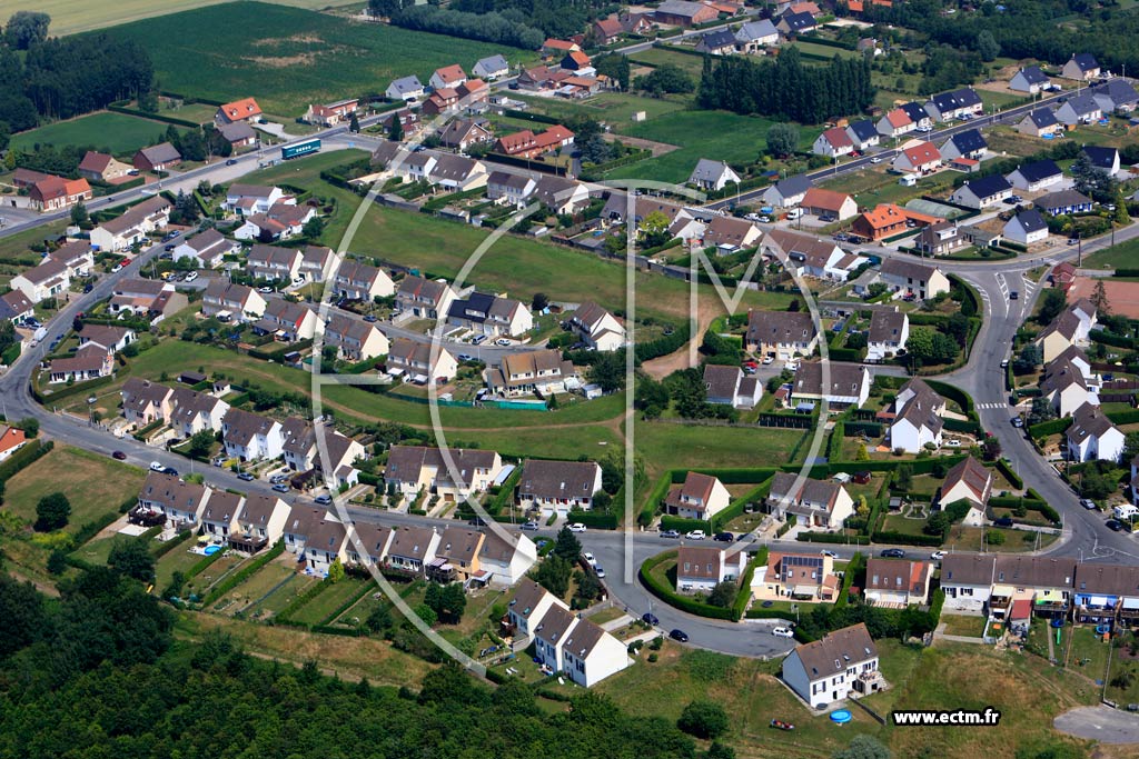 Photo arienne de Racquinghem (Quartier de la Rue de Roquetoire)