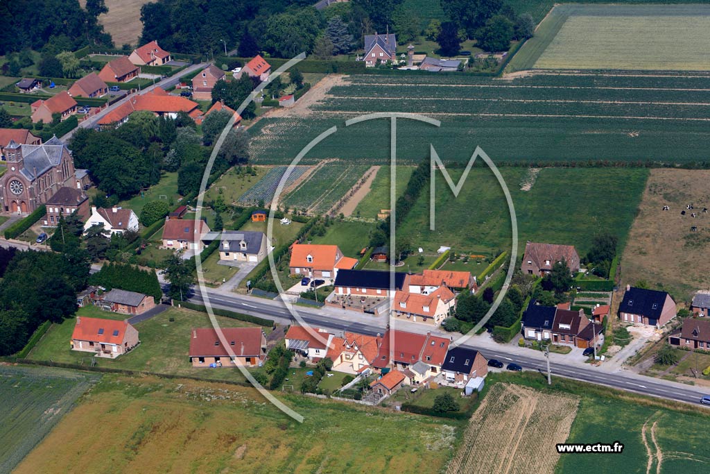 Photo arienne de Renescure (Le Nieppe)