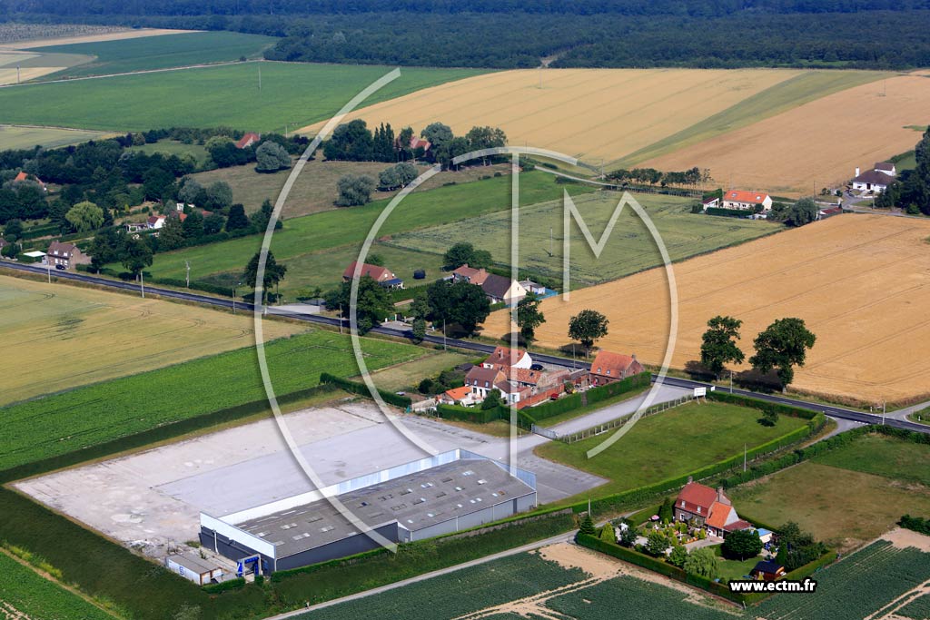 Photo arienne de Renescure (Quartier des Routes de Cassel et du Fort Rouge)