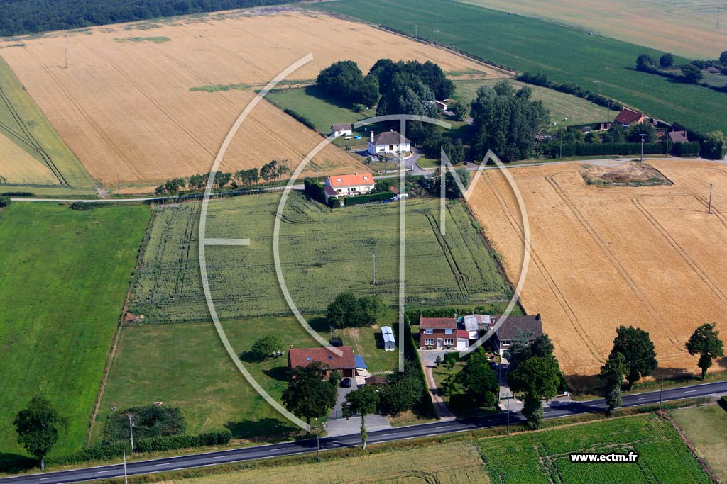 Photo arienne de Renescure (Quartier des Routes de Cassel et du Fort Rouge)