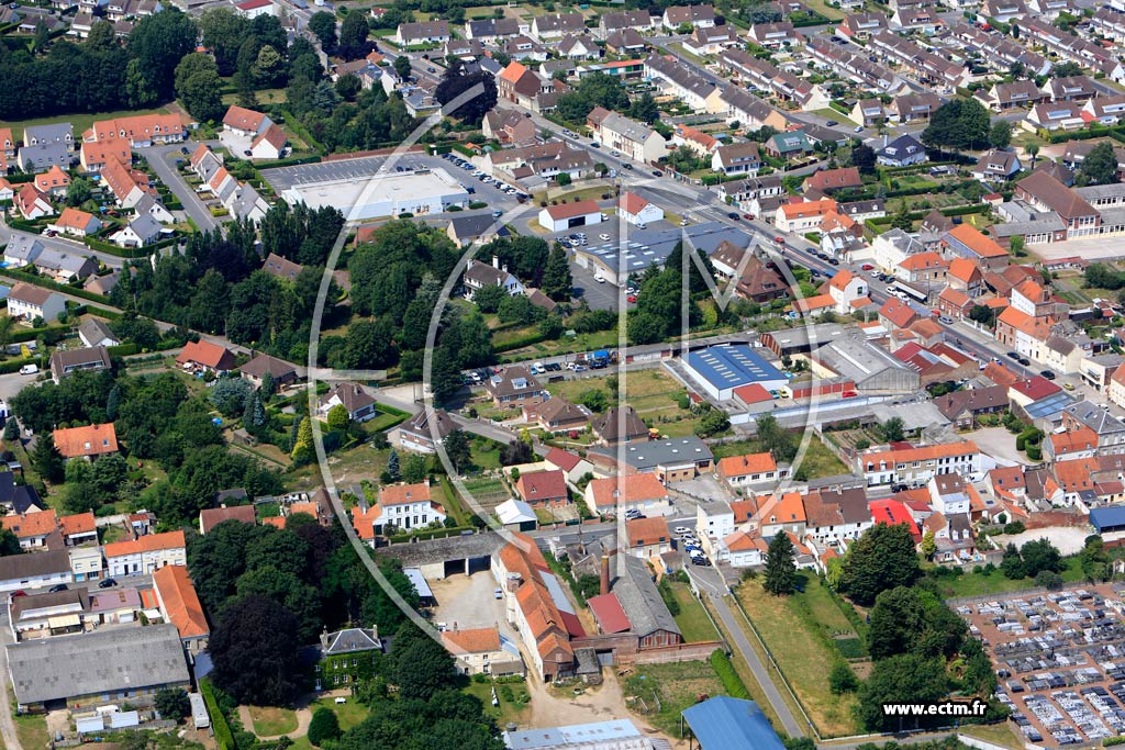 Photo arienne de Saint-Martin-au-Lart (Quartier de la Route de Boulogne)