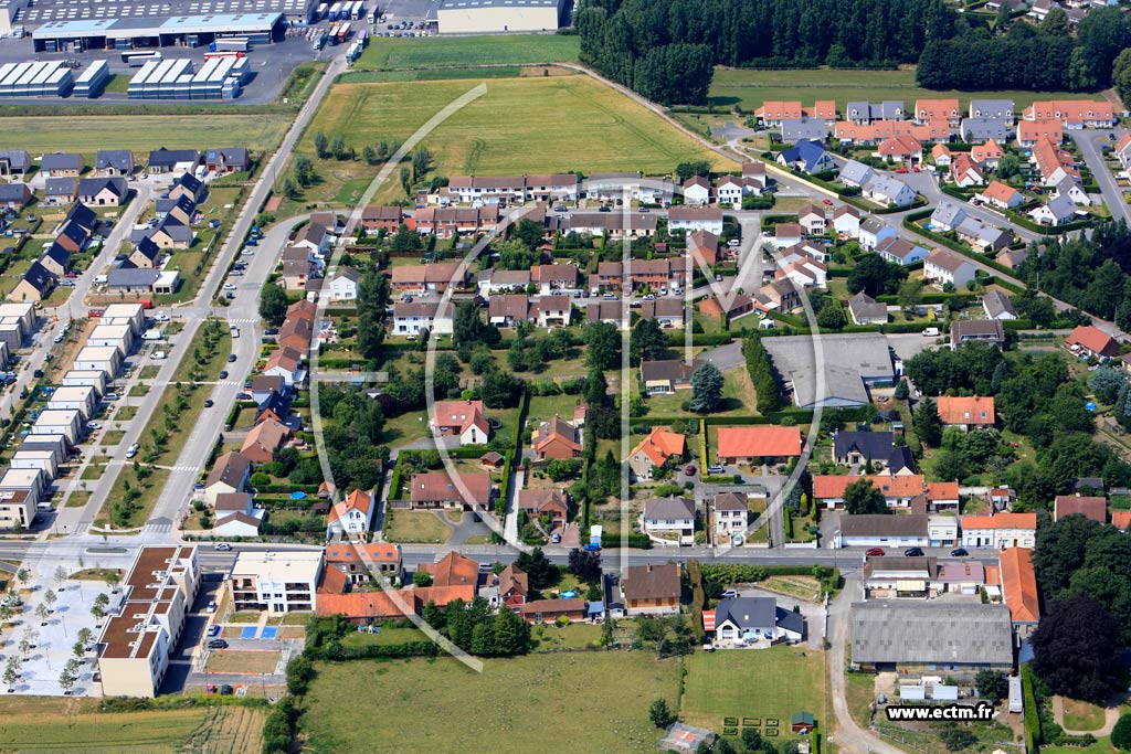 Photo arienne de Saint-Martin-au-Lart (Quartier de la Route de Boulogne)