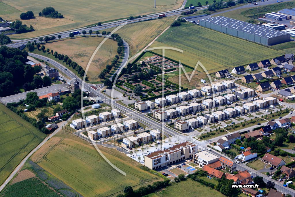 Photo arienne de Saint-Martin-au-Lart (Quartier de la Route de Boulogne)