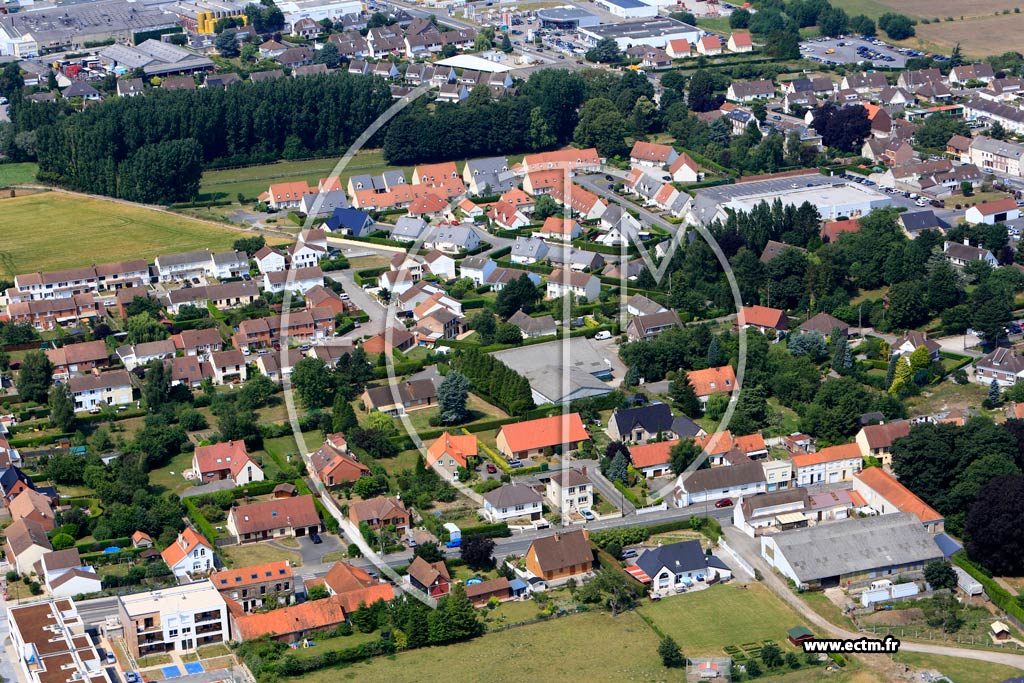 Photo arienne de Saint-Martin-au-Lart (Quartier de la Route de Boulogne)