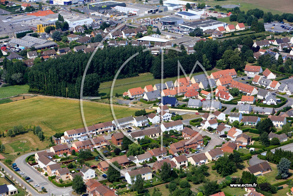 Photo arienne de Saint-Martin-au-Lart (Quartier de la Route de Boulogne)