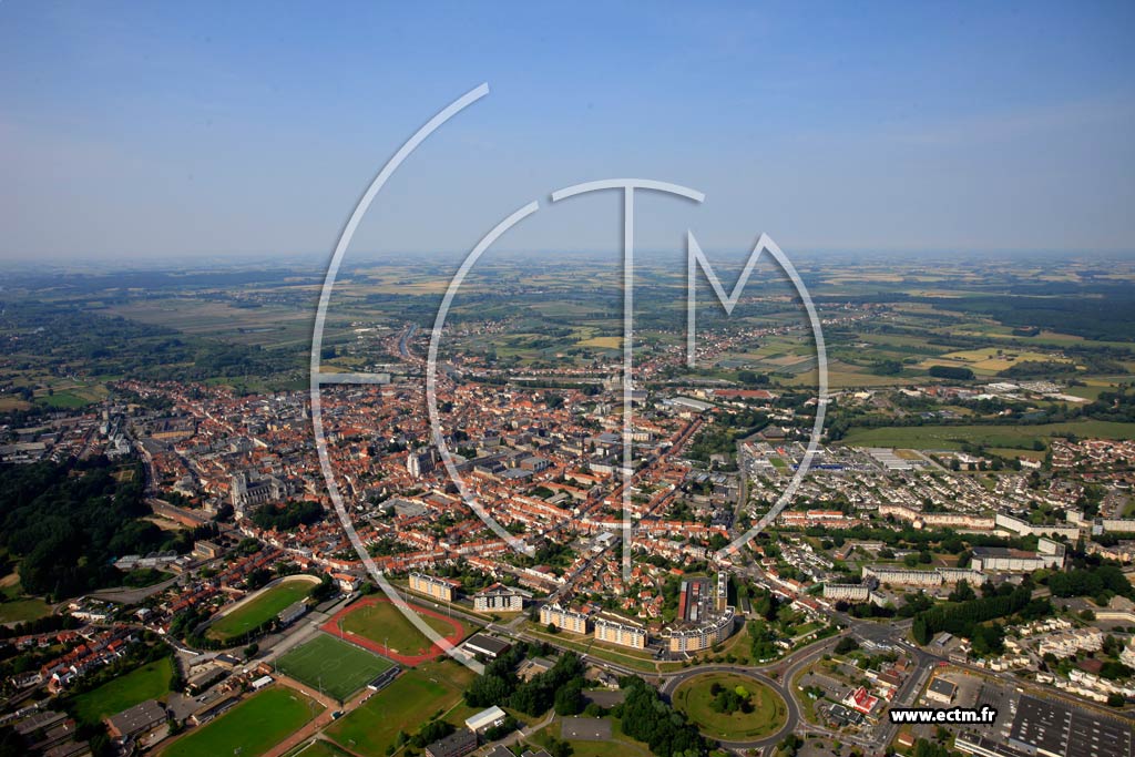 Photo arienne de Saint-Omer