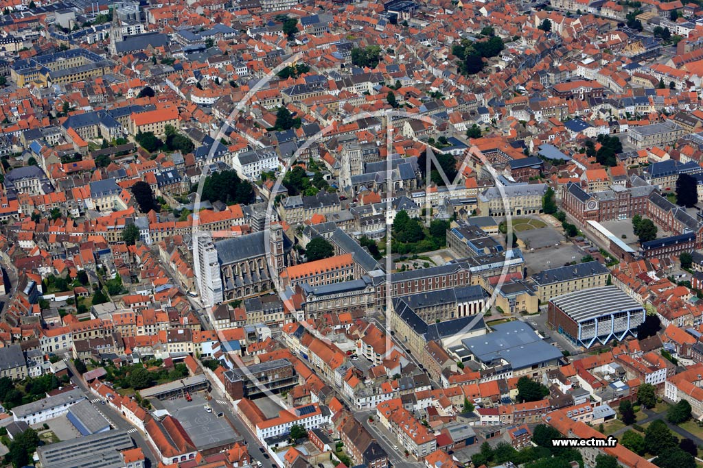 Photo arienne de Saint-Omer (Quartier de Rue Gambetta)