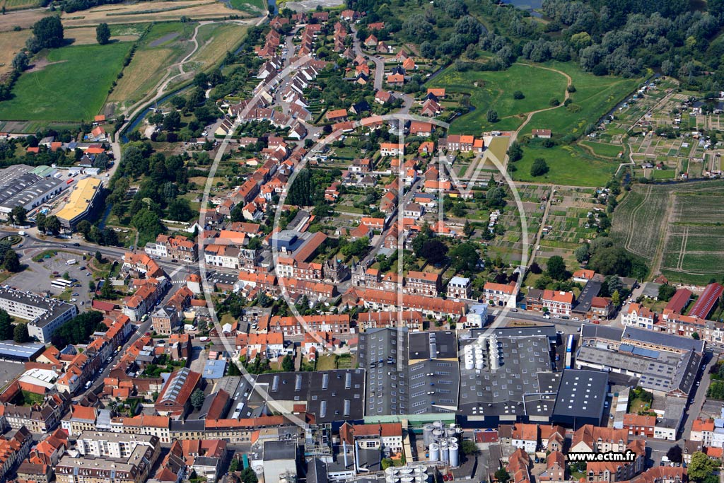 Photo arienne de Saint-Omer (Quartier du Boulevard de Strasbourg)