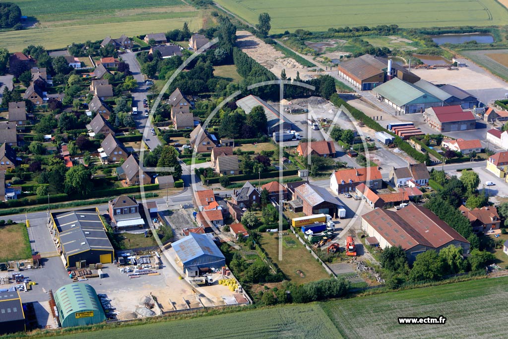 Photo arienne de Saint-Pierre-Brouck