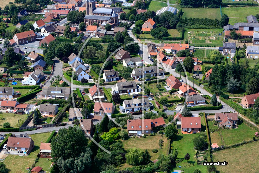 Photo arienne de Sainte-Marie-Cappel