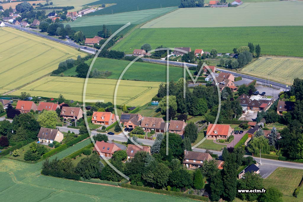 Photo arienne de Wallon-Cappel (Quartier de la Route d'Hazebrouck)