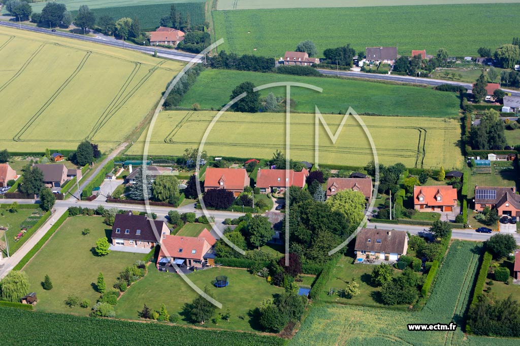 Photo arienne de Wallon-Cappel (Quartier de la Route d'Hazebrouck)