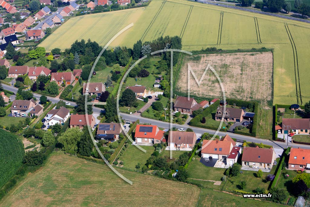 Photo arienne de Wallon-Cappel (Quartier de la Route d'Hazebrouck)