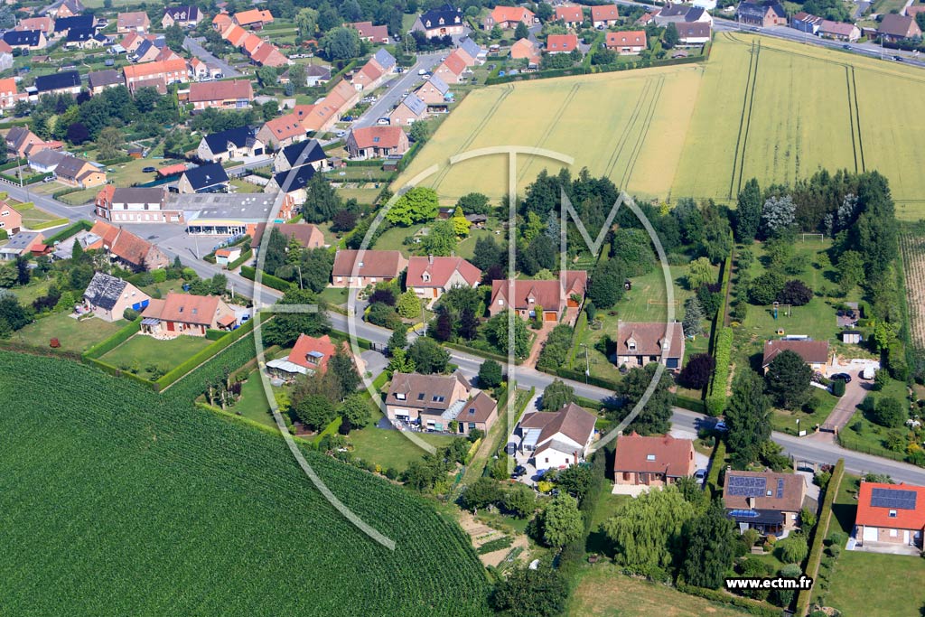 Photo arienne de Wallon-Cappel (Quartier de la Route d'Hazebrouck)