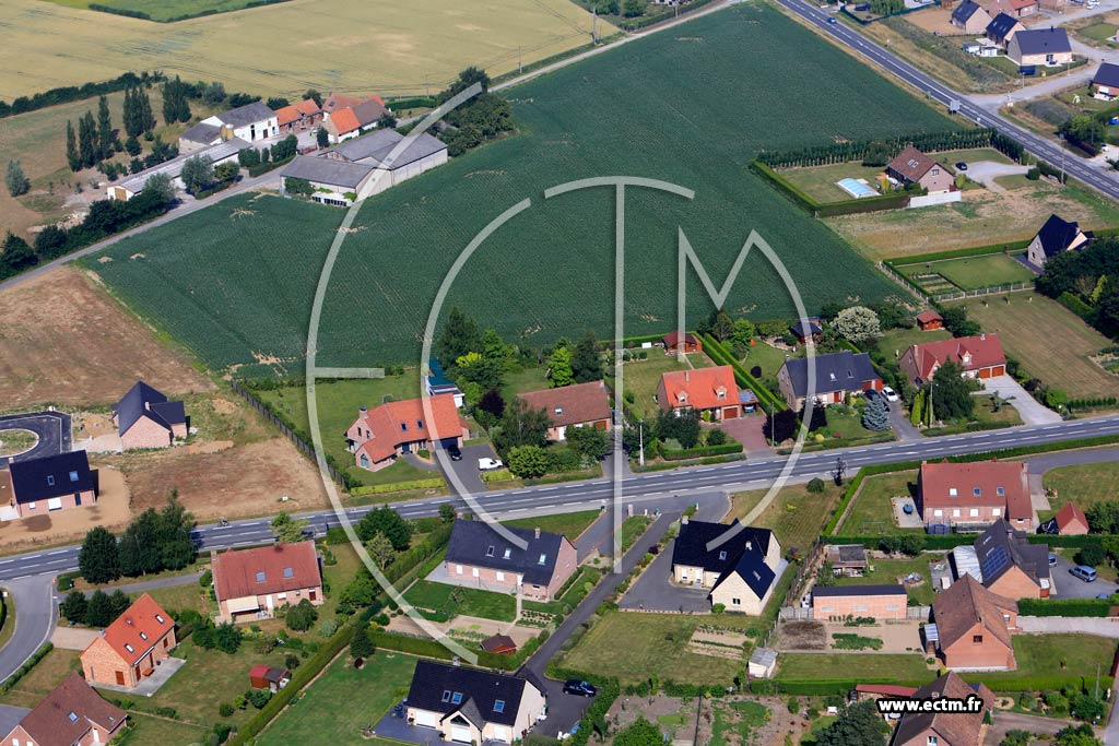 Photo arienne de Wallon-Cappel (Quartier de la Route Nationale)