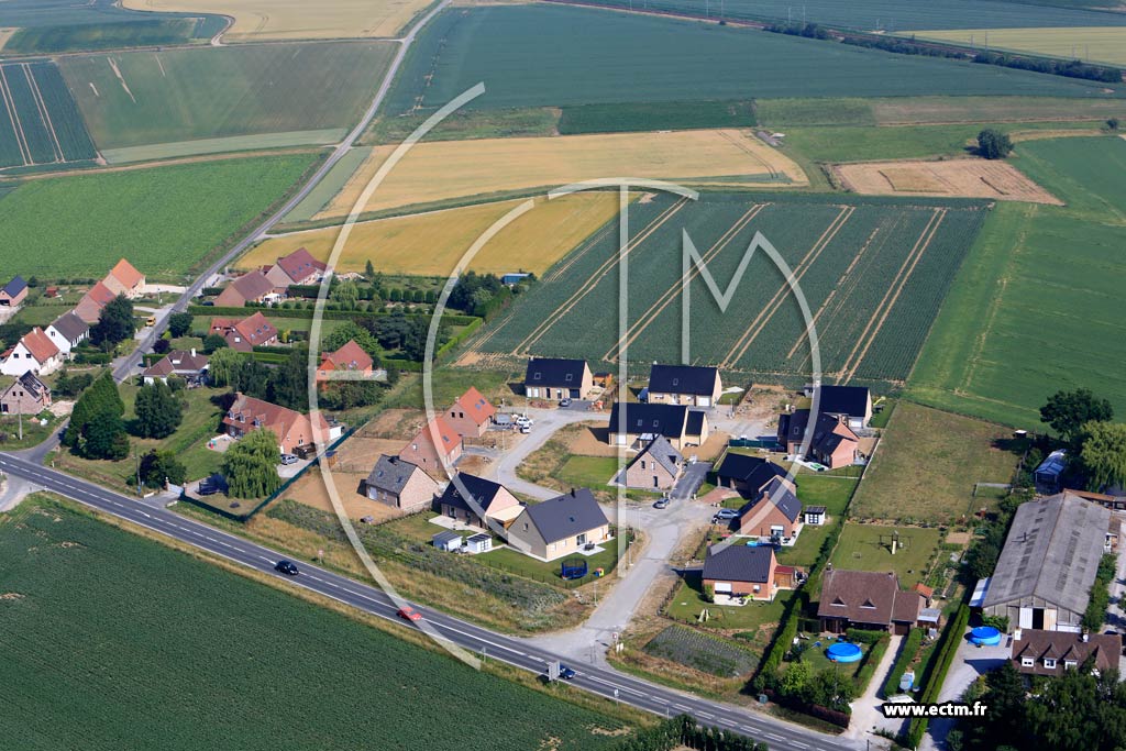 Photo arienne de Wallon-Cappel (Quartier de la Route Nationale)