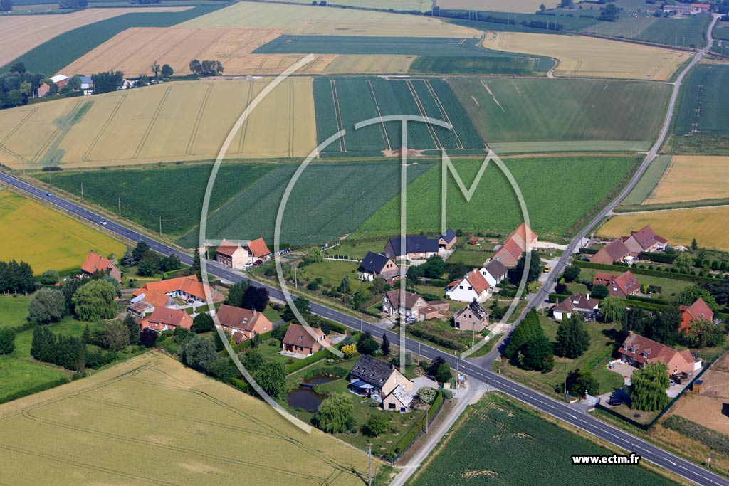 Photo arienne de Wallon-Cappel (Quartier de la Route Nationale)