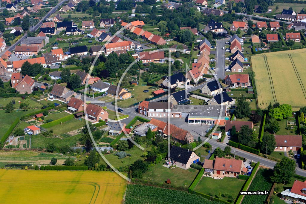 Photo arienne de Wallon-Cappel (Quartier du Centre)