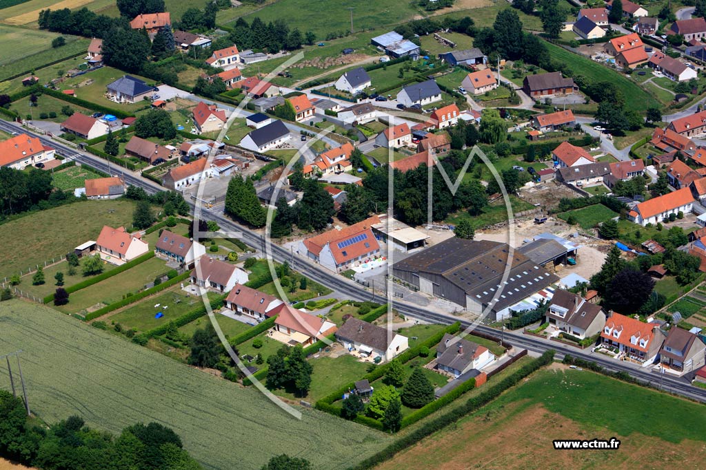 Photo arienne de Wavrans-sur-l'Aa (Assinghem)