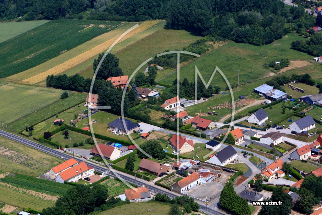 Photo arienne de Wavrans-sur-l'Aa (Assinghem)