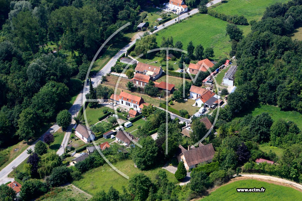Photo arienne de Wavrans-sur-l'Aa (Assinghem)