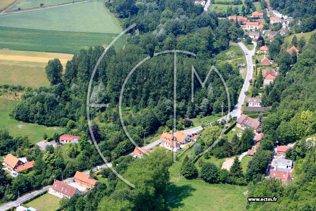 Photo arienne de Wavrans-sur-l'Aa (Assinghem)
