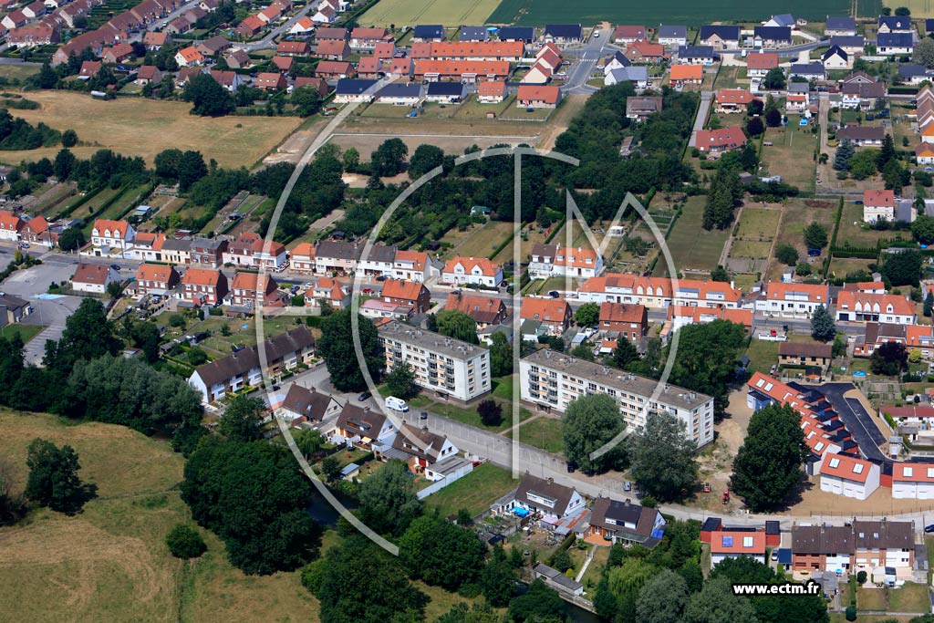 Photo arienne de Wizernes (Quartier de Gondardennes)