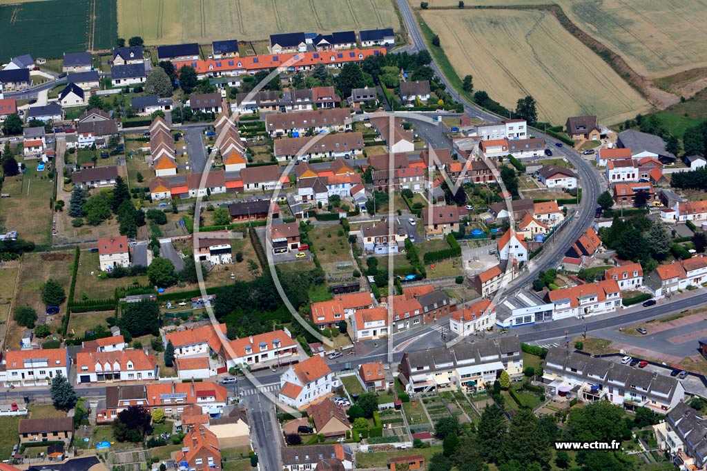 Photo arienne de Wizernes (Quartier de Gondardennes)