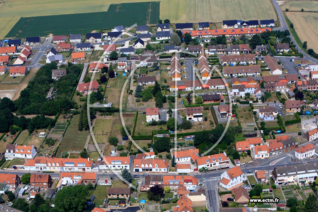 Photo arienne de Wizernes (Quartier de Gondardennes)
