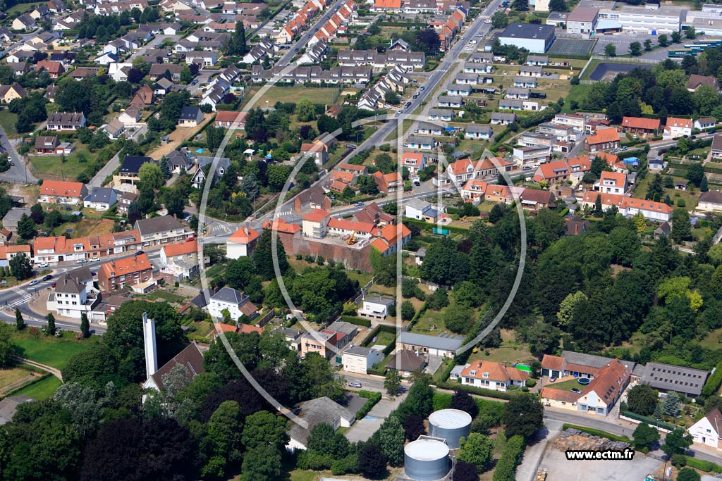 Photo arienne de Wizernes (Quartier de Gondardennes)