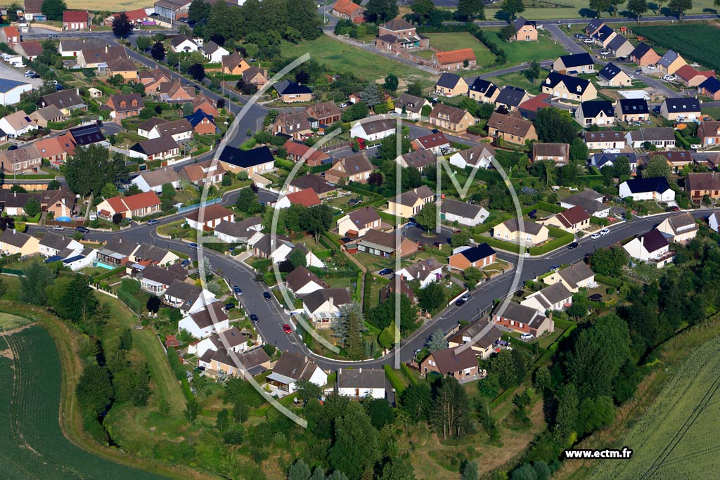 Photo arienne de Wormhout (Quartier de la Rsidence Le Steenhouck)
