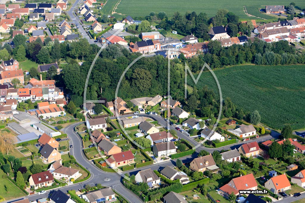 Photo arienne de Wormhout (Quartier du Lotissement du Fort Ros)