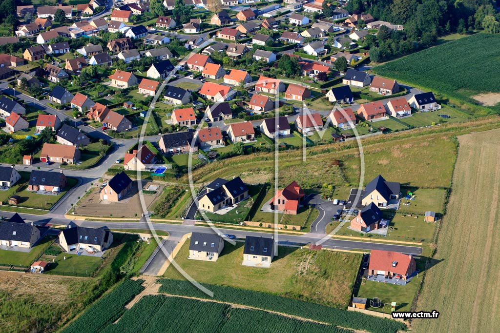 Photo arienne de Wormhout (Quartier du Lotissement du Fort Ros)