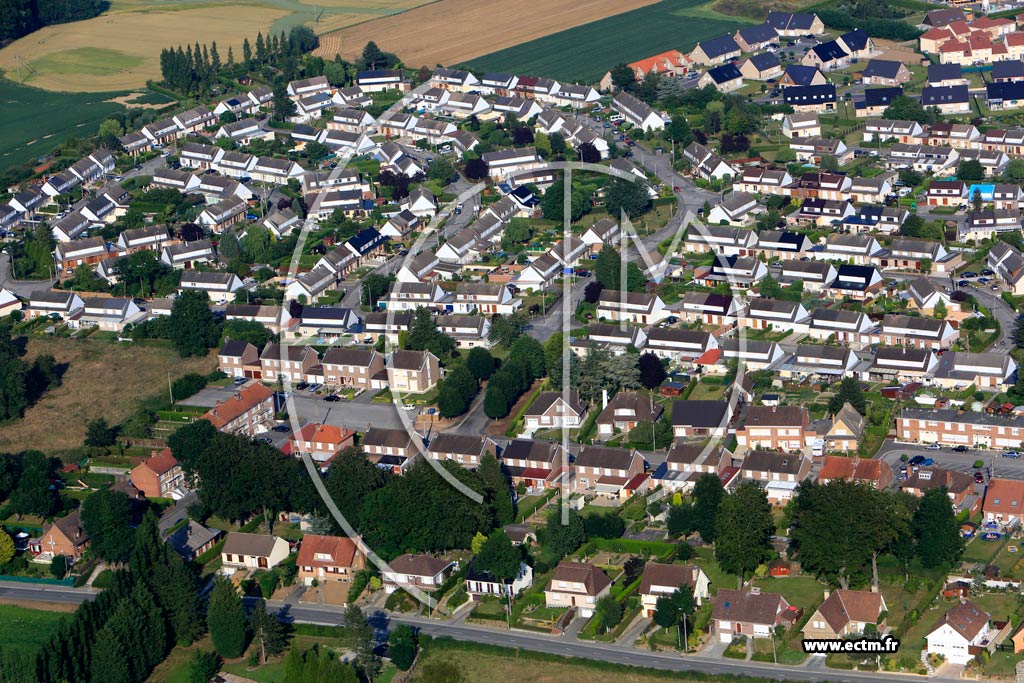 Photo arienne de Wormhout (Quartier du Lotissement Le Bocage)