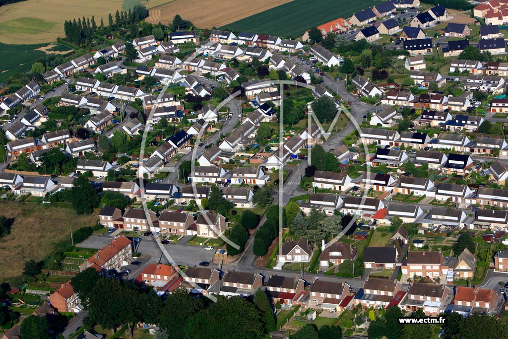 Photo arienne de Wormhout (Quartier du Lotissement Le Bocage)