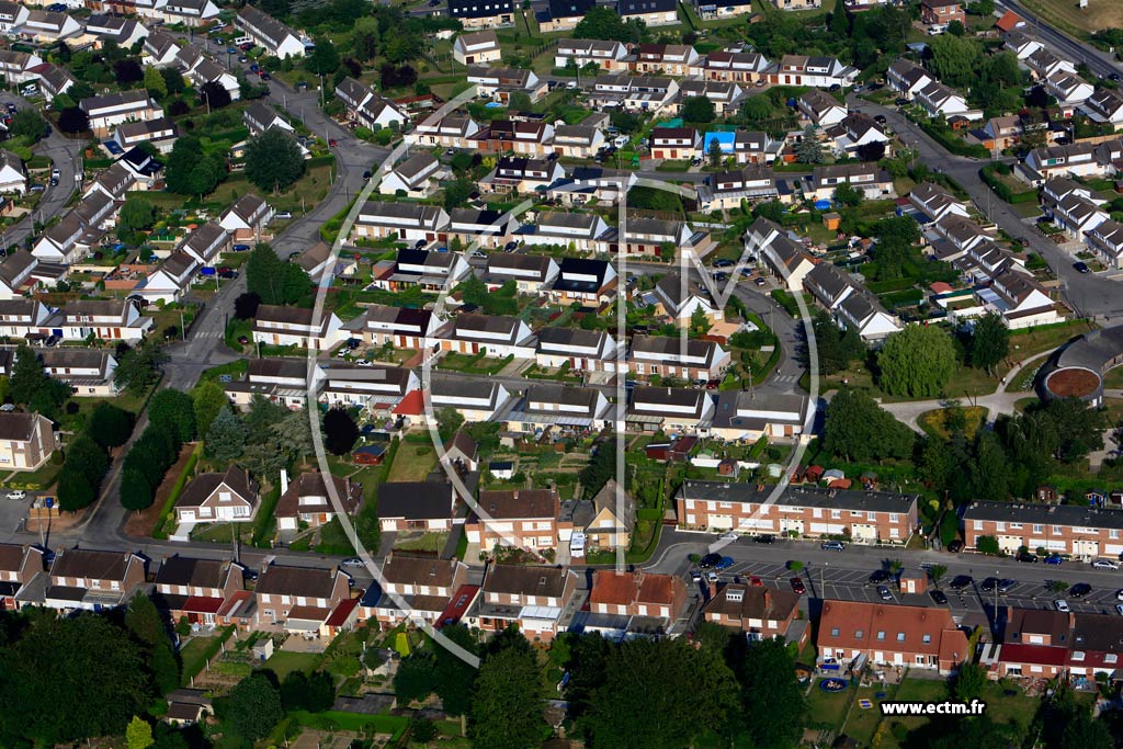 Photo arienne de Wormhout (Quartier du Lotissement Le Bocage)