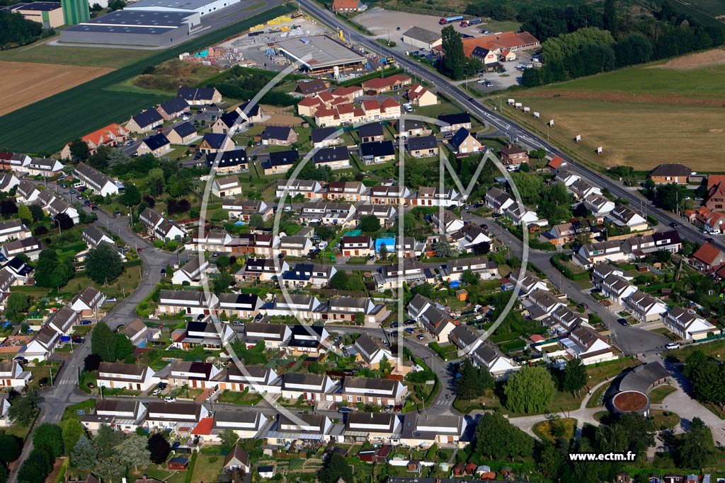 Photo arienne de Wormhout (Quartier du Lotissement Le Bocage)
